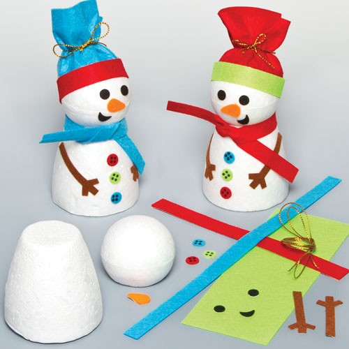 بيكر روس - مجموعة بناء رجل ثلج – 3 قطع