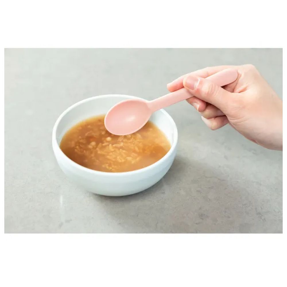 Inochi Amori Spoons - 2pc Set - Milky Orange & Light Blue