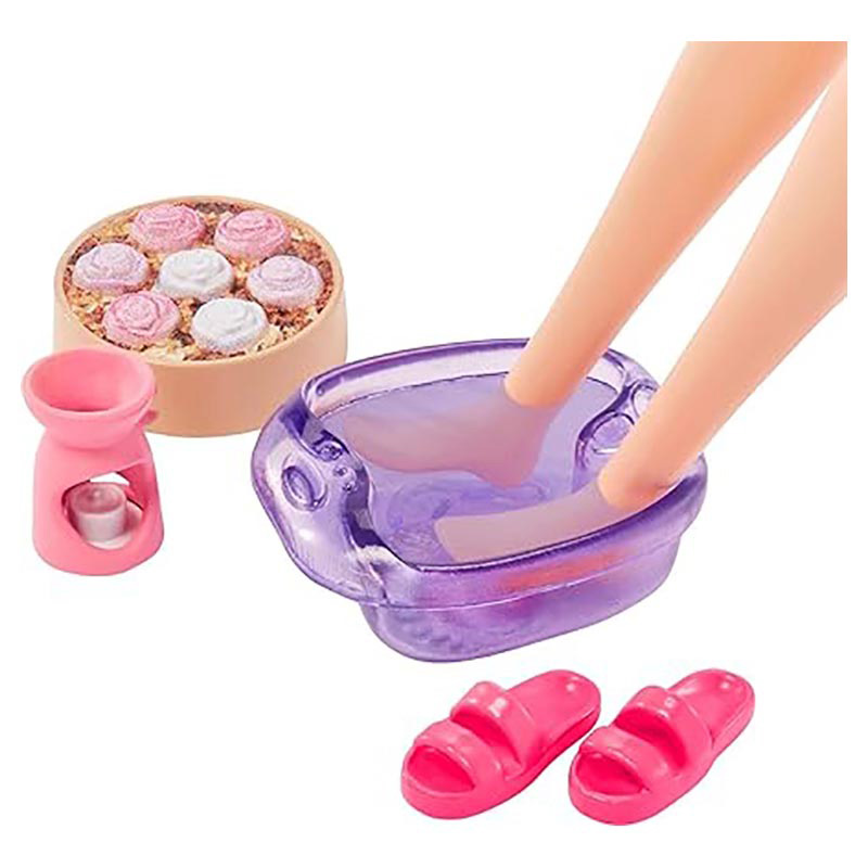 باربي - دمية بليسيت العافية - يوم المنتجع الصحي