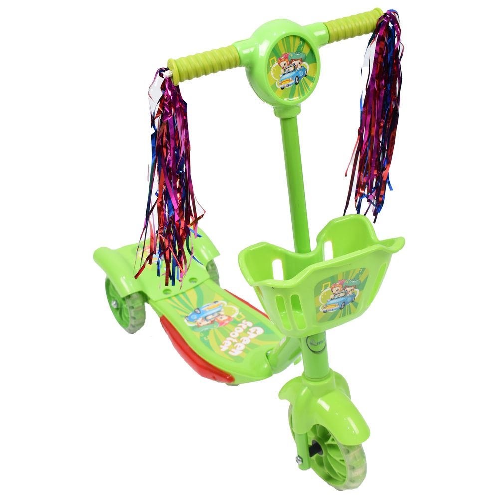 Amla - Three-Wheeled Scooter - Green