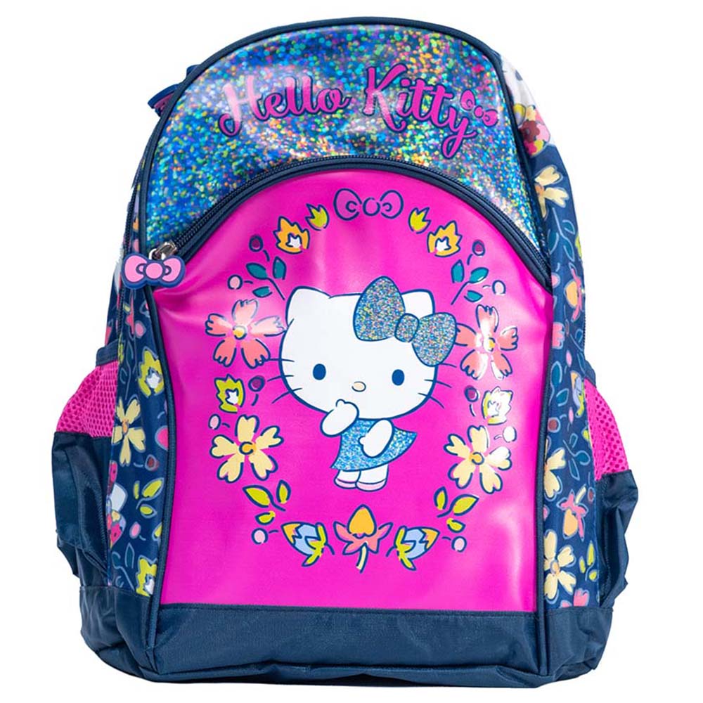 Hello Kitty - Back Pack 14-inch With Lunch Bag And Pencil Case - Pink
