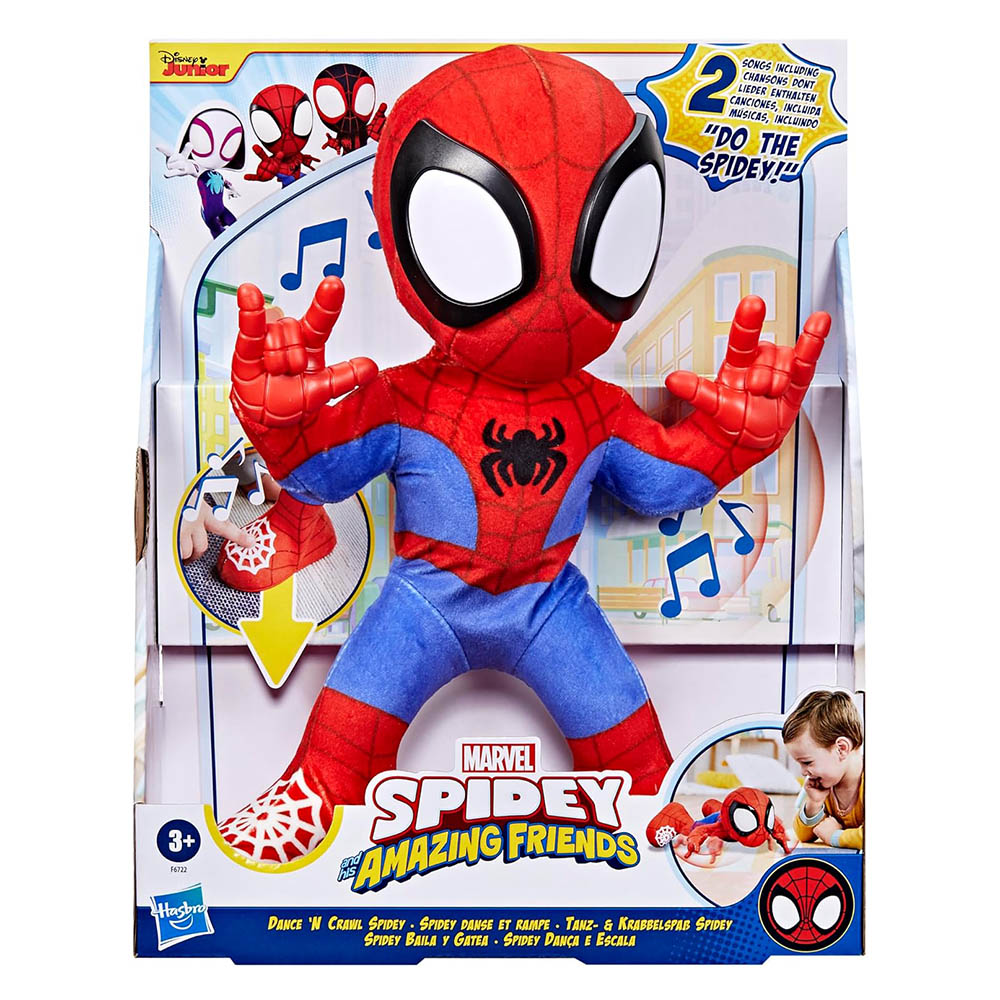 Marvel - Dance And Crawling Fun Spidey Plush Toy - 12-Inch