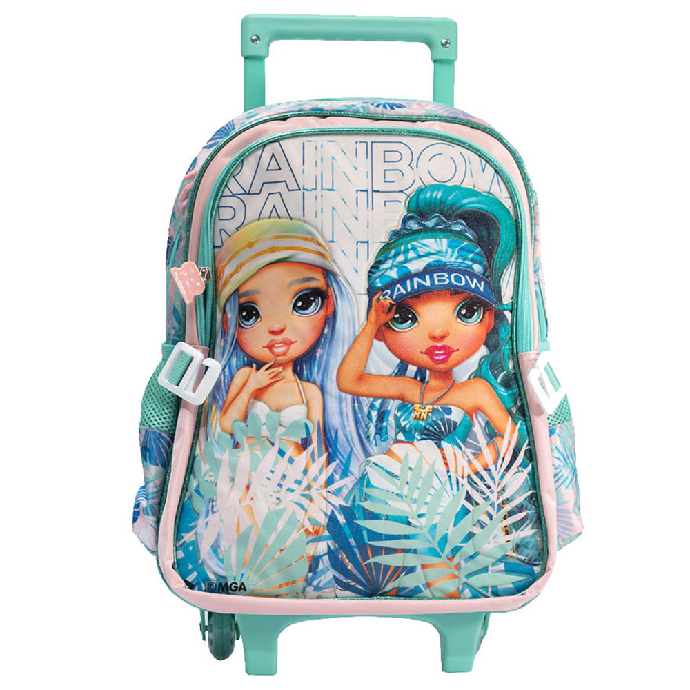 Rainbow High - Trolley Bag 16-inch With Lunch Bag And Pencil Case - Blue