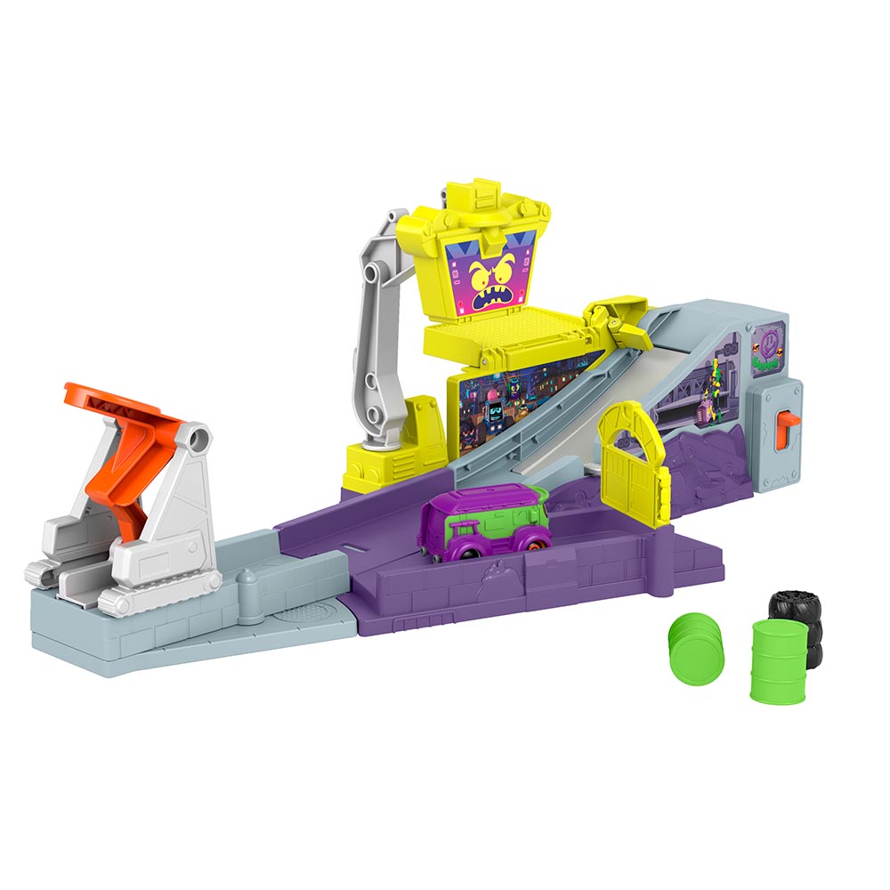 مجموعة ألعاب سيارات فيشر برايس ليجن أوف زووم إتش كيو