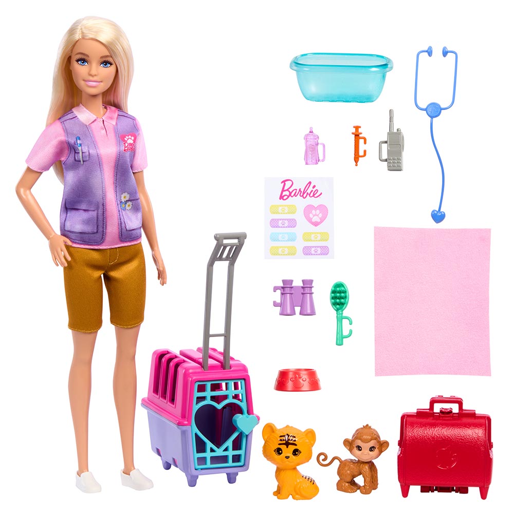Barbie - Animal Rescue And Recover Playset