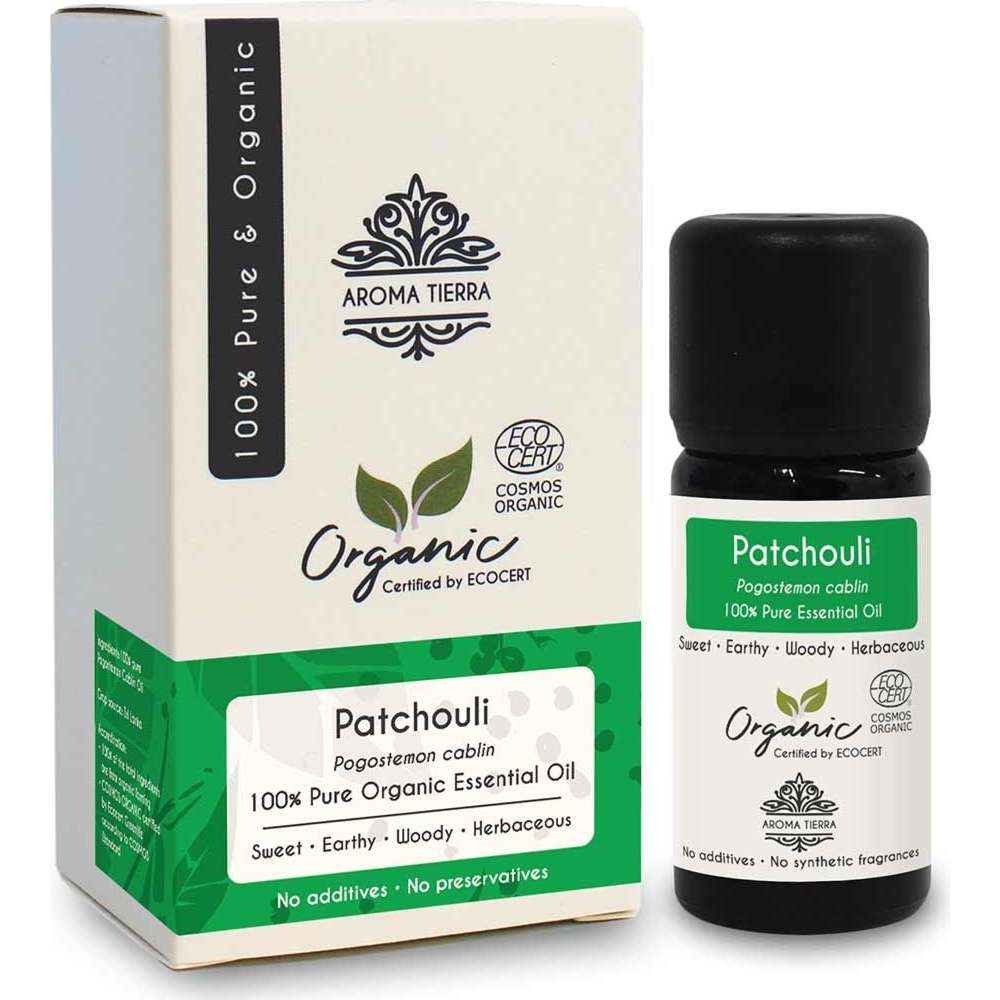 Aroma Tierra - Organic Patchouli Essential Oil - 10ml