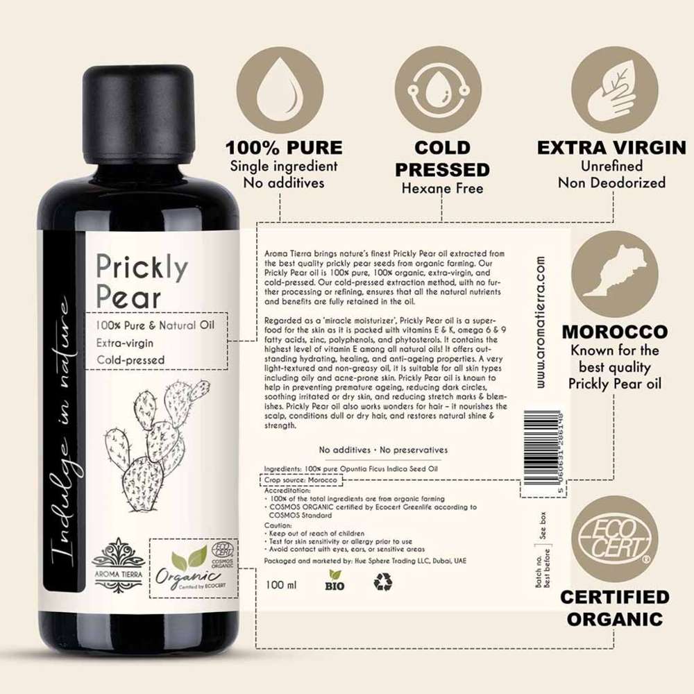 Aroma Tierra - Organic Prickly Pear Oil - 100ml