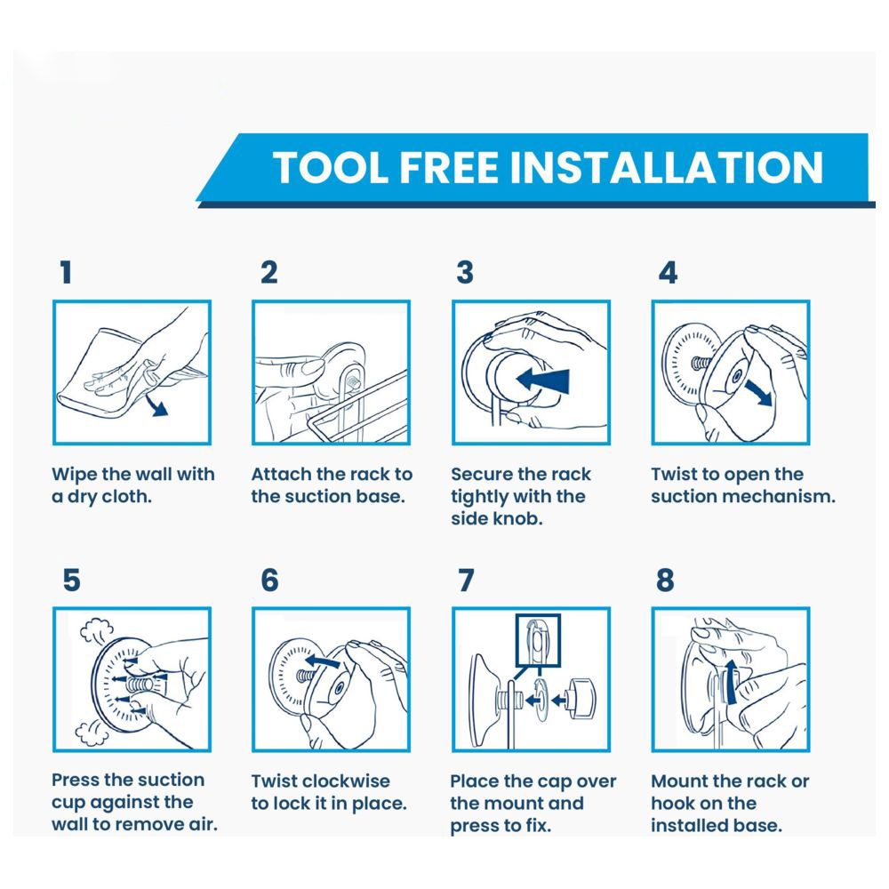 Everloc - Towel Napkin Rack, Bathroom Organizering