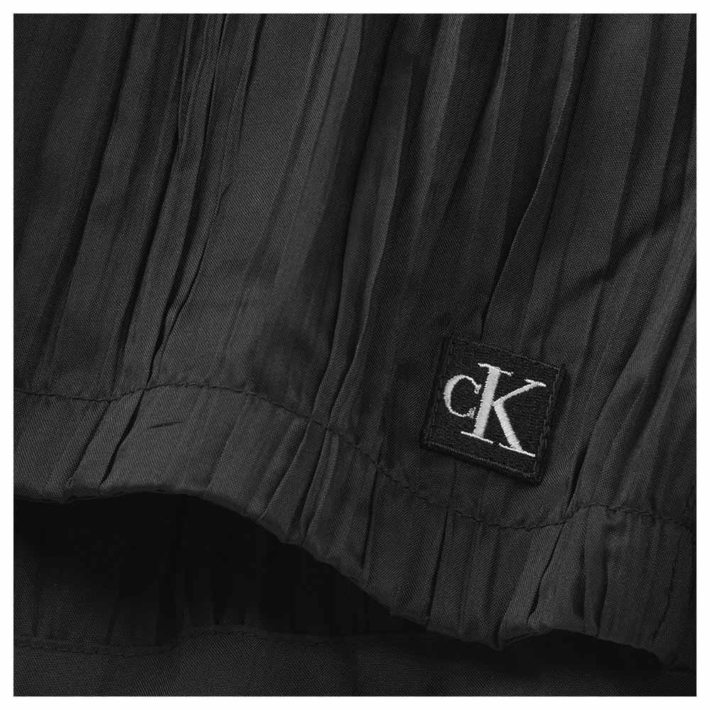 Calvin Klein - Festive Plisse Short Sleeve Top - Black