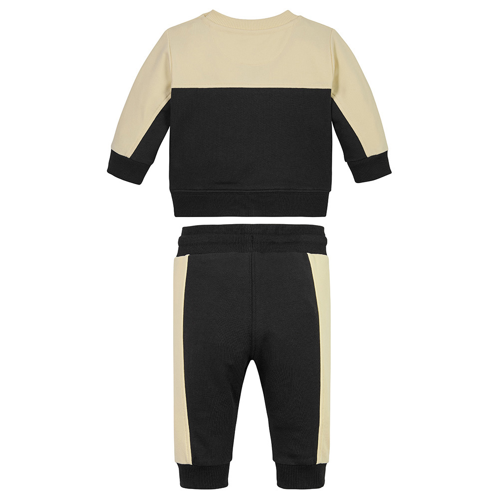 كالفن كلاين - بلوزة مع بنطال بأجزاء ملونة - قطعتين - فانيليا