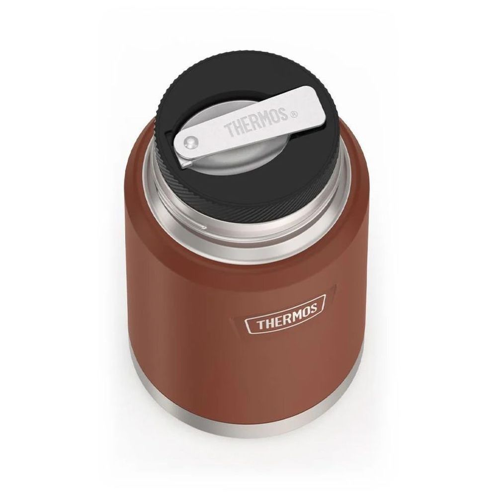 ثيرموس - صندوق غداء ستانلس ستيل أيكون - سادل - 710 مل