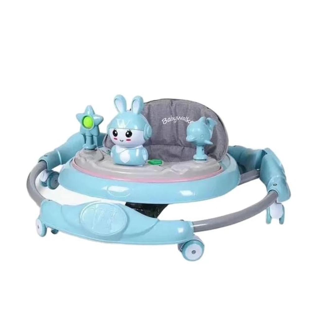 Pikkaboo - Rforrabbit Roll & Learn Baby Walker - Blue