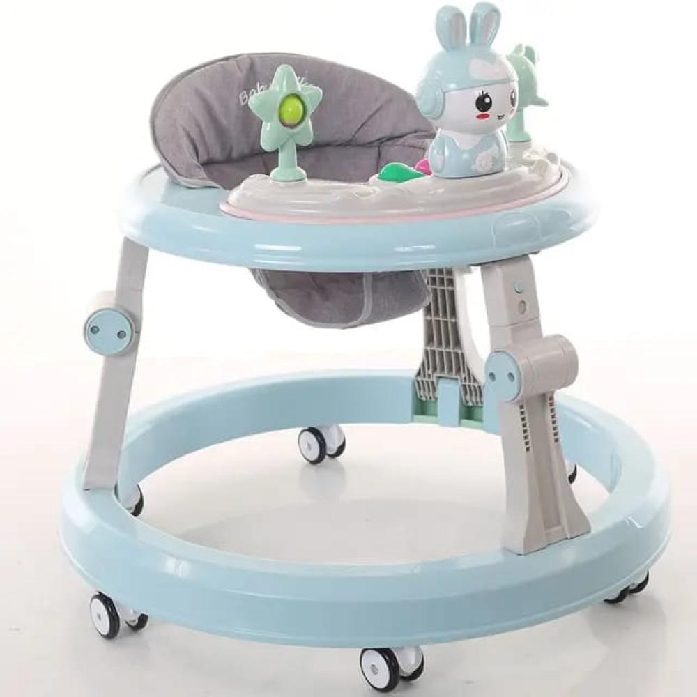 Pikkaboo - Rforrabbit Roll & Learn Baby Walker - Blue