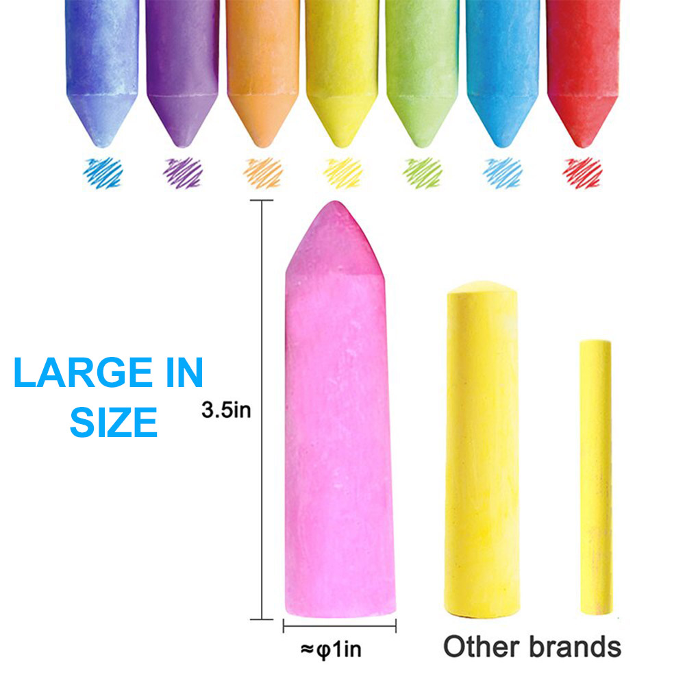 جار ميلو - طباشير الرصيف القابلة للغسل - 20 قطعة