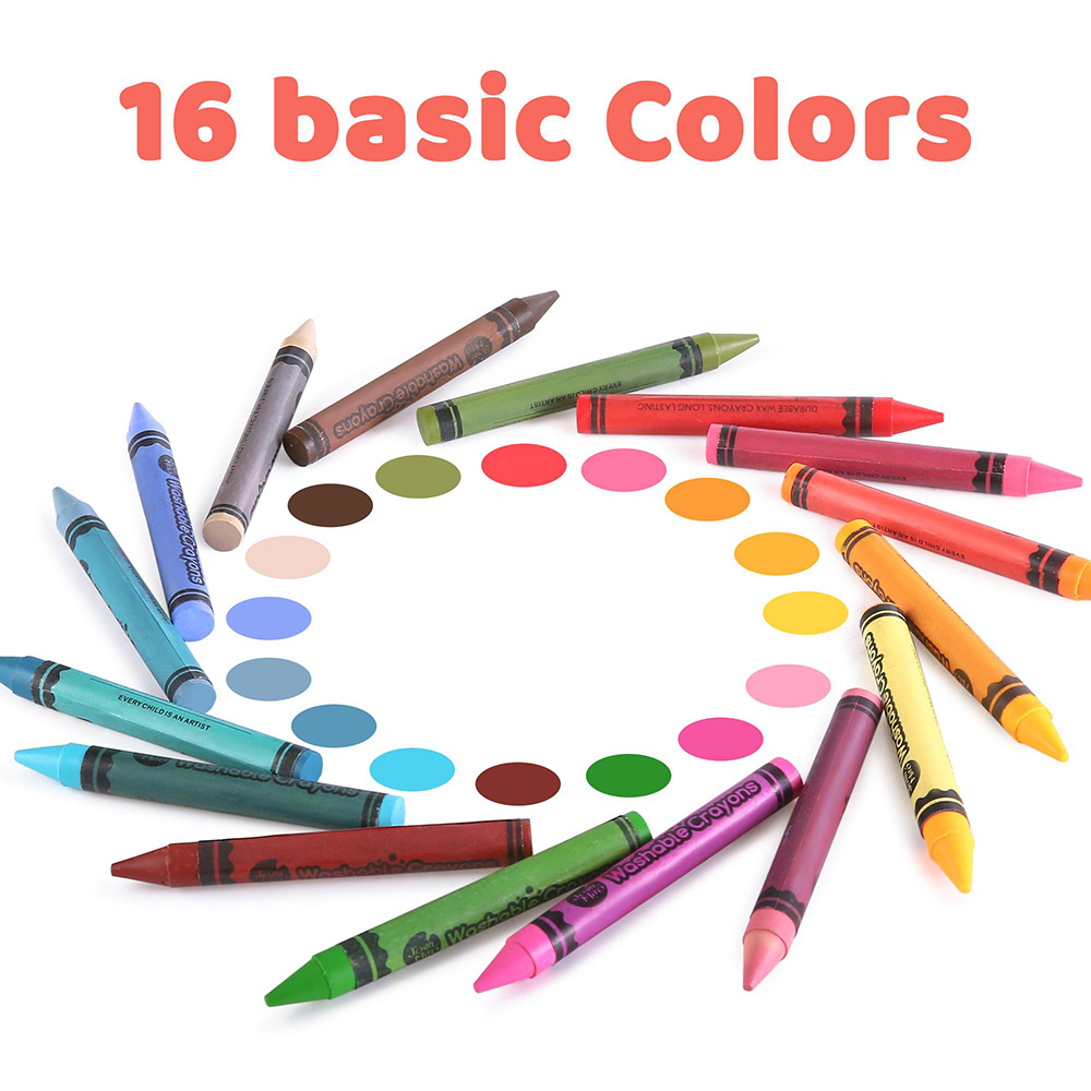 جار ميلو - أقلام تلوين قابلة للغسل - 16 قطعة