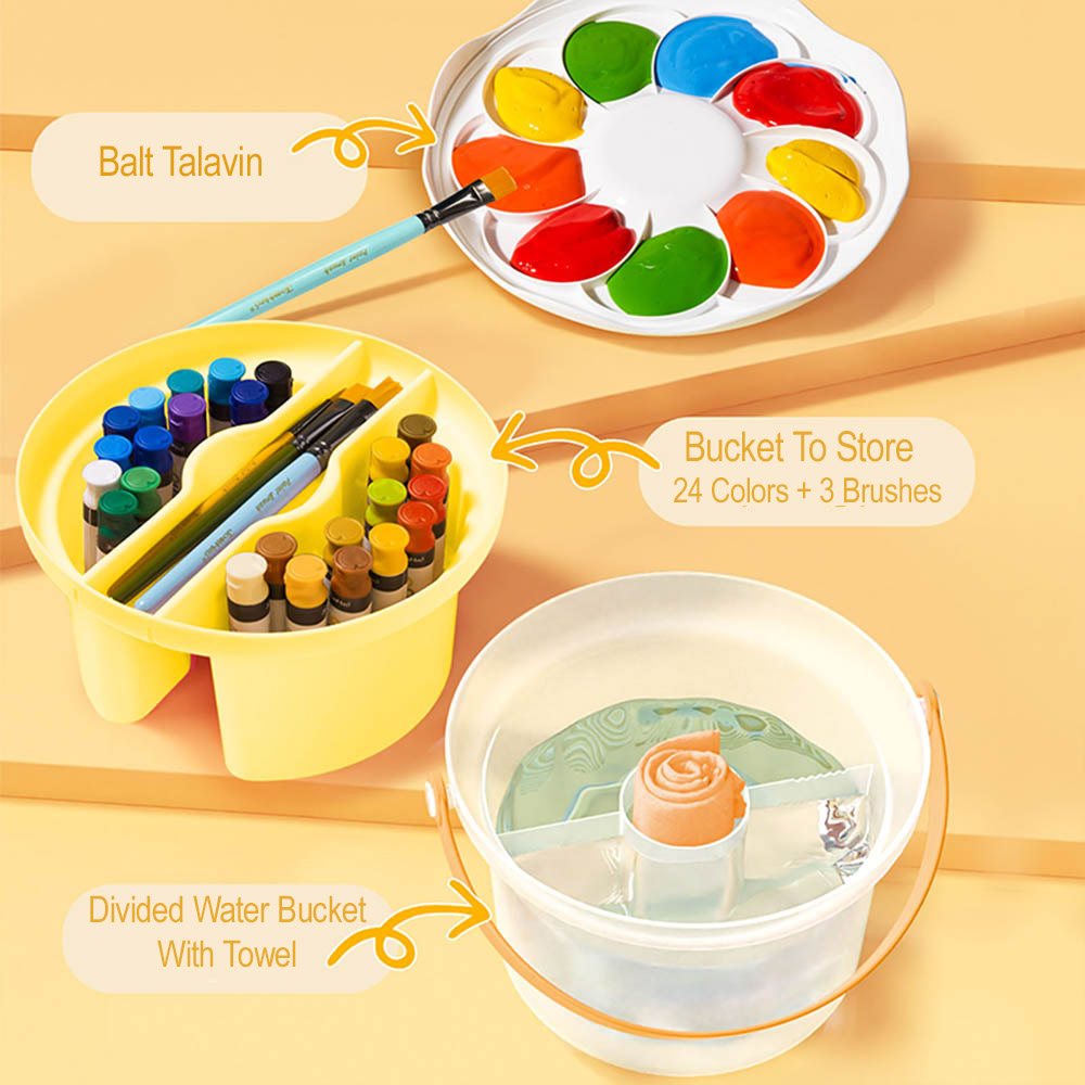 Jar Melo - Kids Guoache Paint Set - 31 Pcs