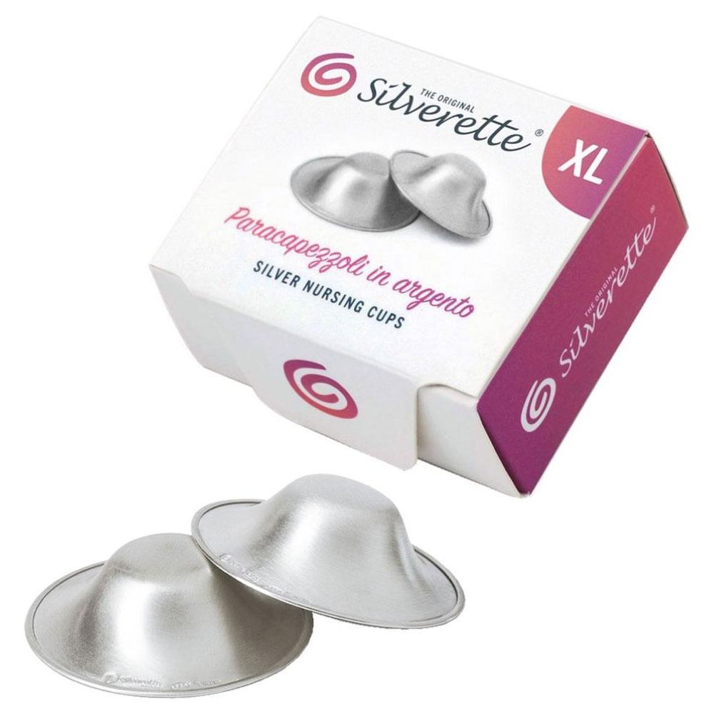 Silverette Silver Nursing Cups - XL