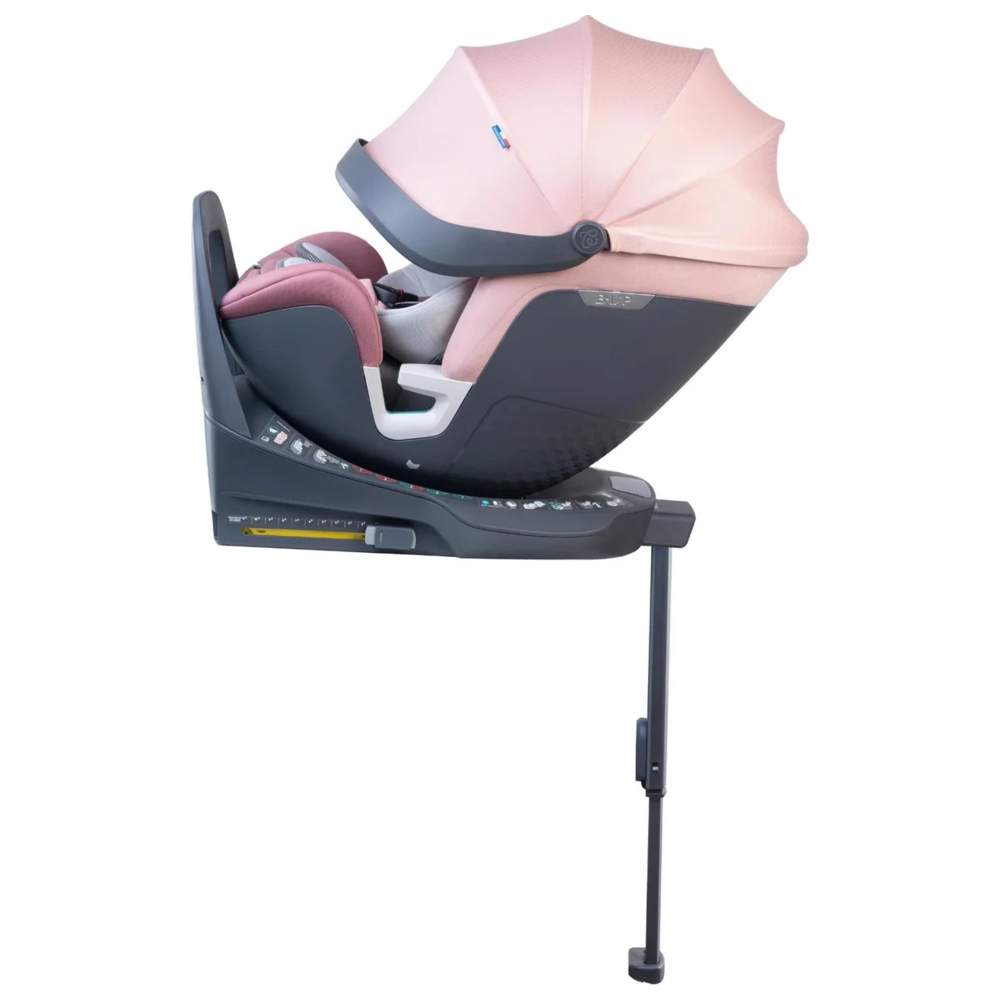 جيكل - كرسي سيارة فينوس 360 آي-سايز آيزو فيكس  مهوى - وردي