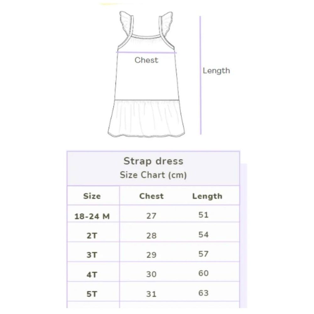 Ola Otter - Baby Girl's Strap Dress - Gummy Birds