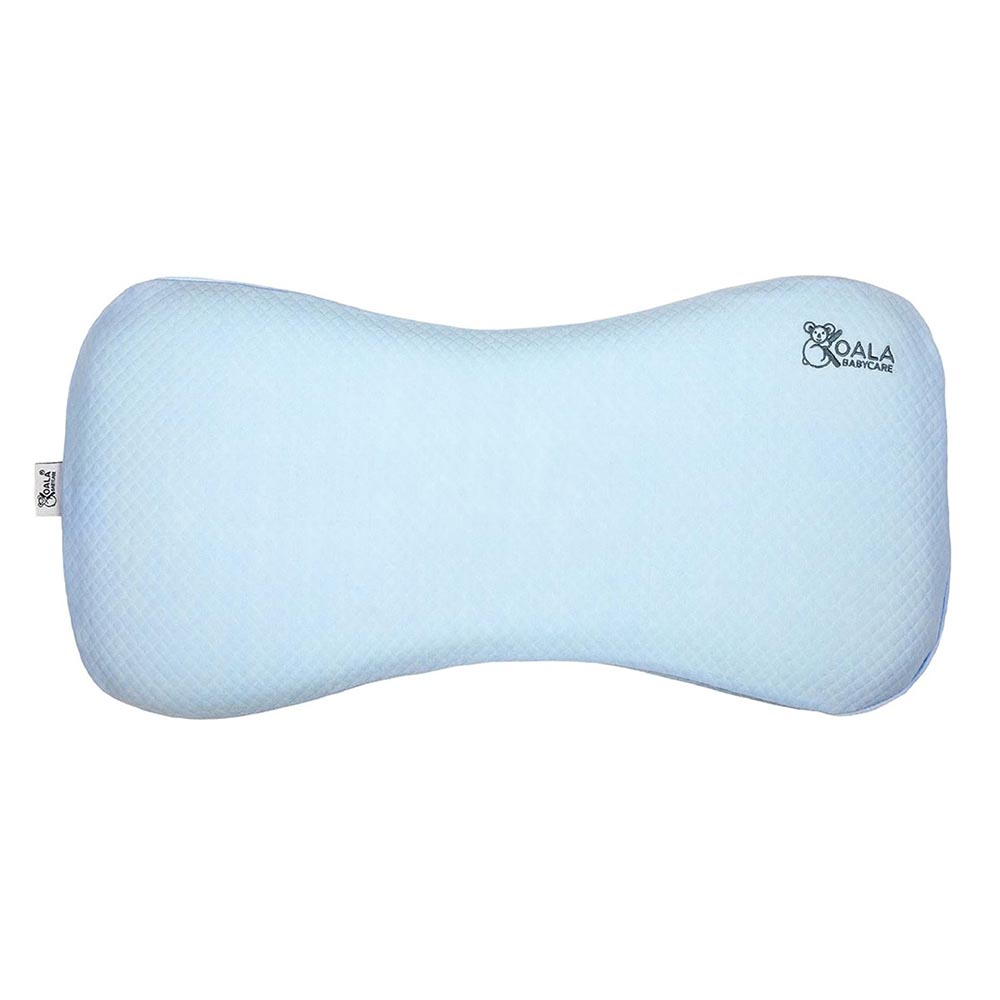 Koala Babycare - Perfect Head Maxi Flat Head Baby Pillow - Blue