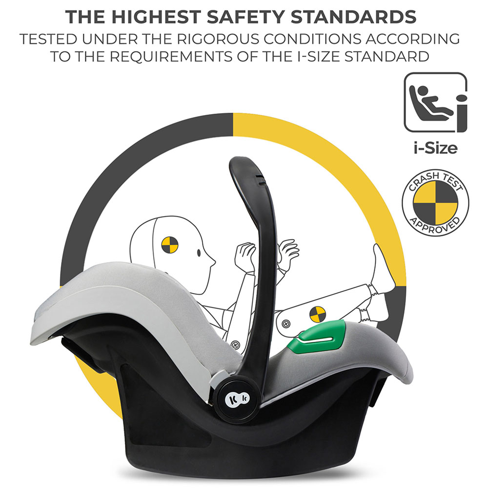 Kinderkraft I-Size Mink Pro Car Seat - Grey