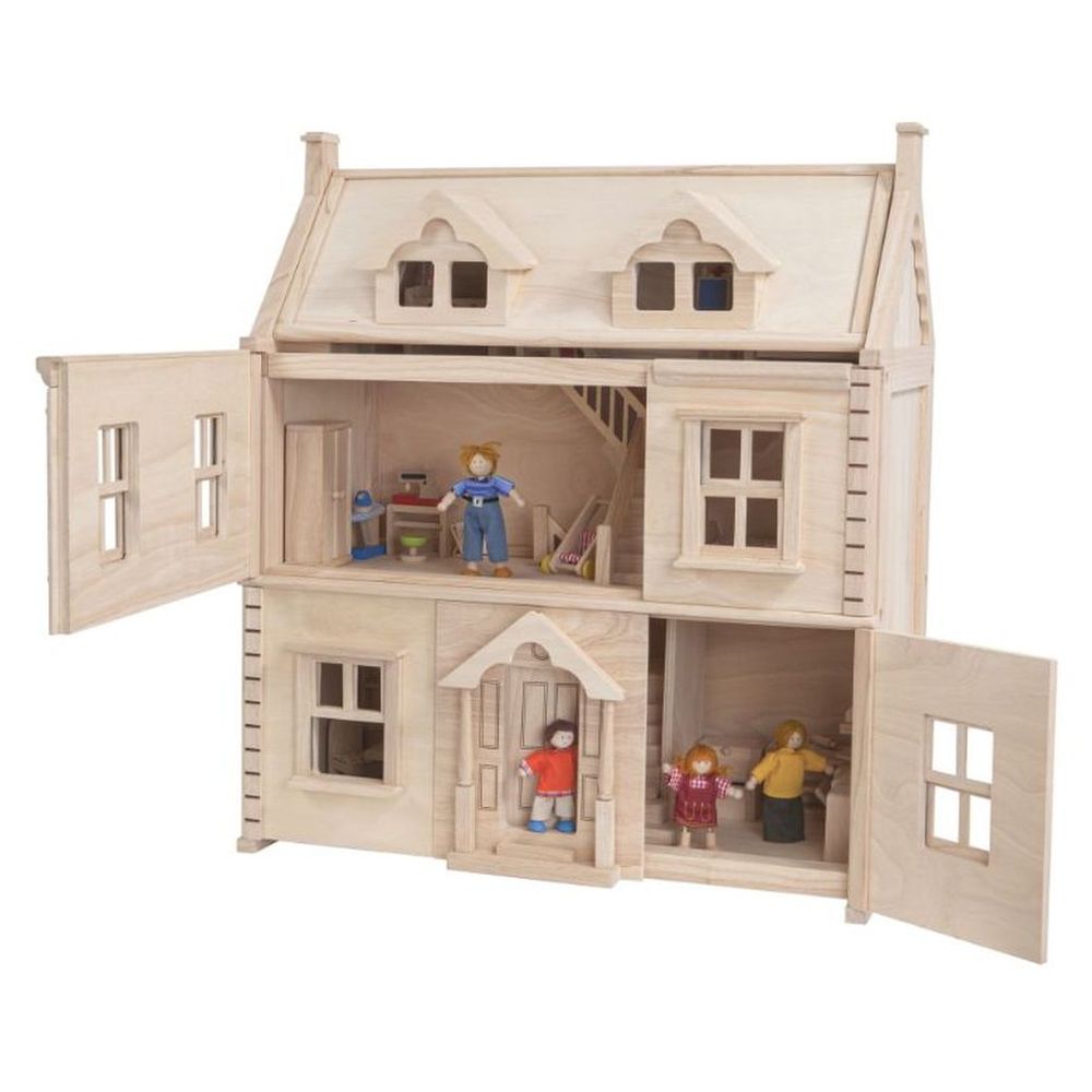Plan Toys - Wooden Victorian Dollhouse