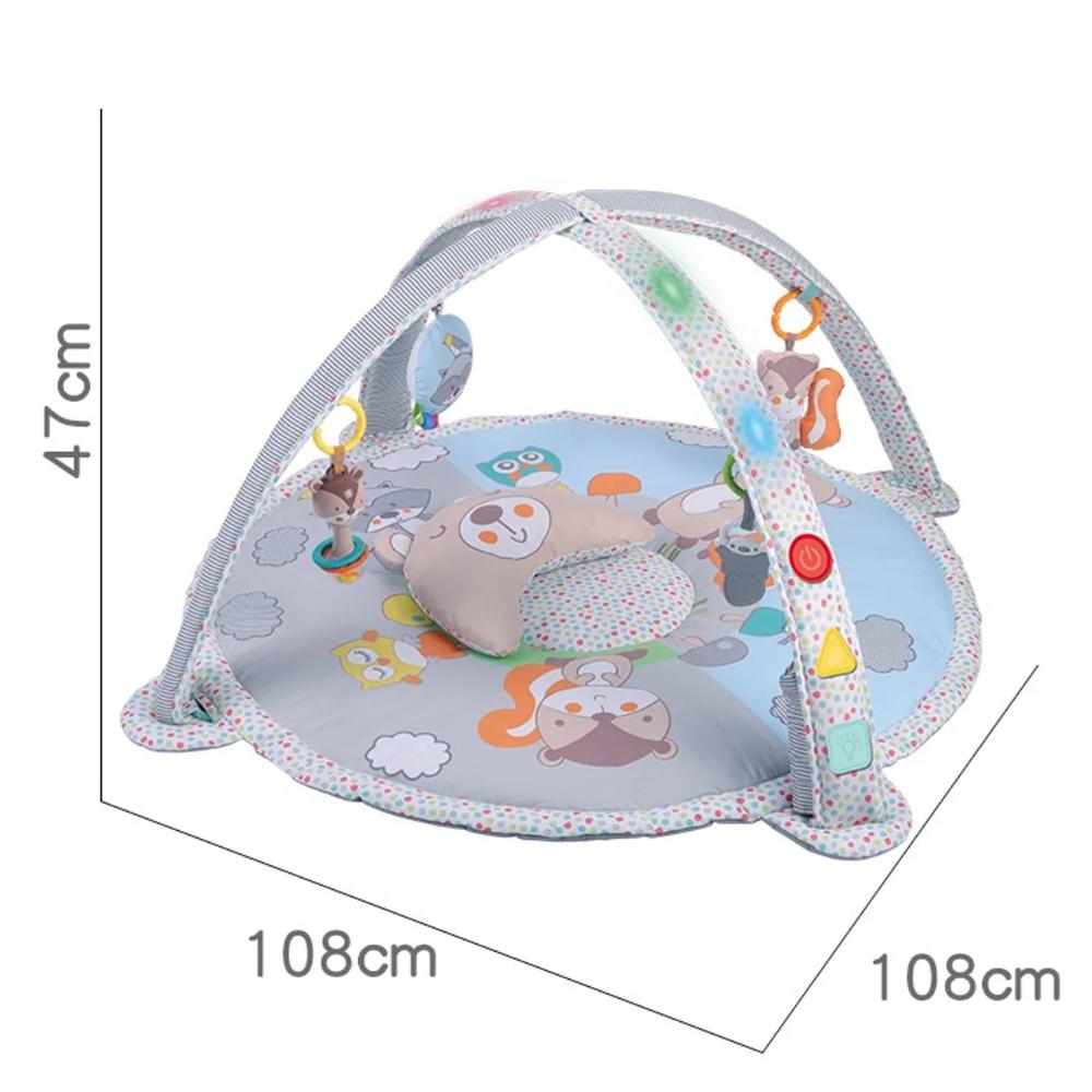 Little Learners Musical Activity Play Mat with Light Projector
