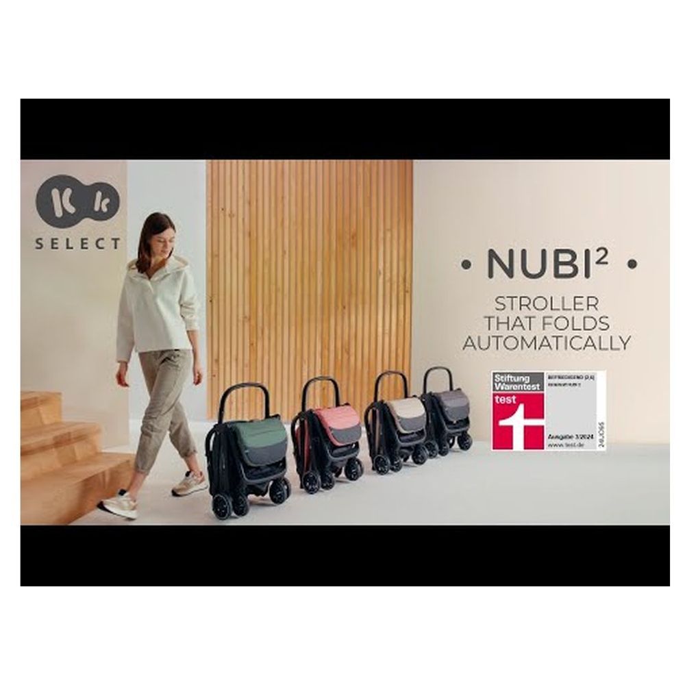 كيندركرافت - عربية أطفال نوبي 2 خفيفة الوزن للسفر، من 6 أشهر إلى 4 سنوات - بيج رملي