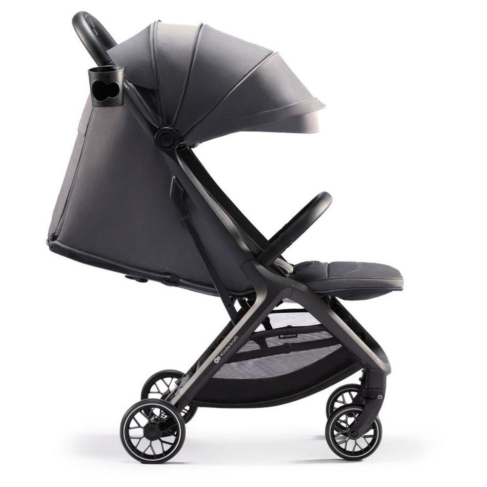 كيندركرافت - عربية أطفال نوبي 2 خفيفة الوزن للسفر، من 6 أشهر إلى 4 سنوات - رمادي غائم