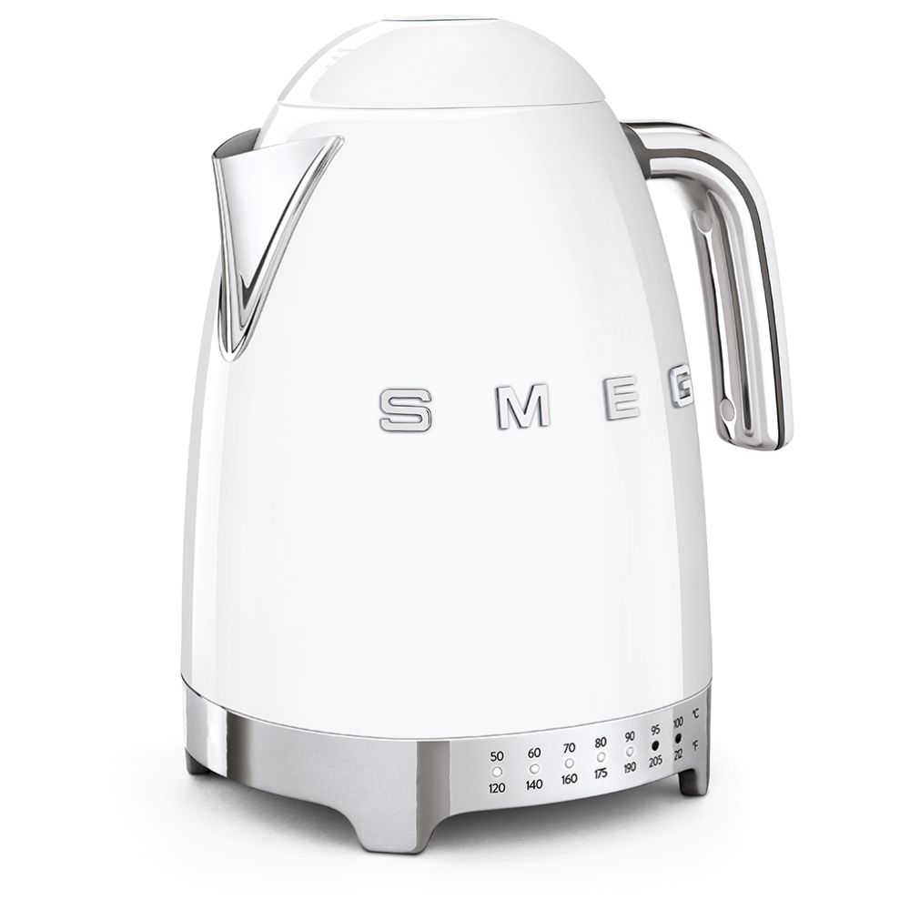 Smeg 50'S Retro Temperature Kettle - White - 1.7 L - 3000 W