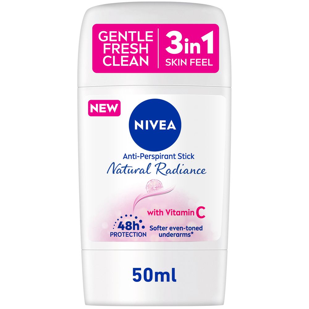 Nivea - Women Natural Radiance Antiperspirant Stick - 50 ml