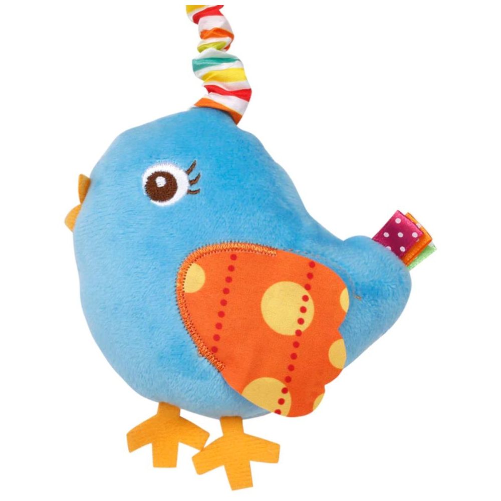 ليتل أنجل - خشخيشة محشوة للتعليق بالمهد وعربية الأطفال - عصفور