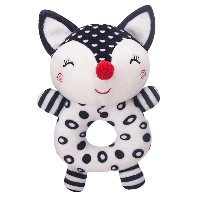 Little Angel Baby Rattle Soft Stuffed Plush Toy - Fox
