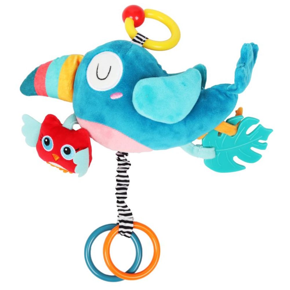 Little Angel Baby Stroller Plush Hanging Mobile Rattle Toy - Bird