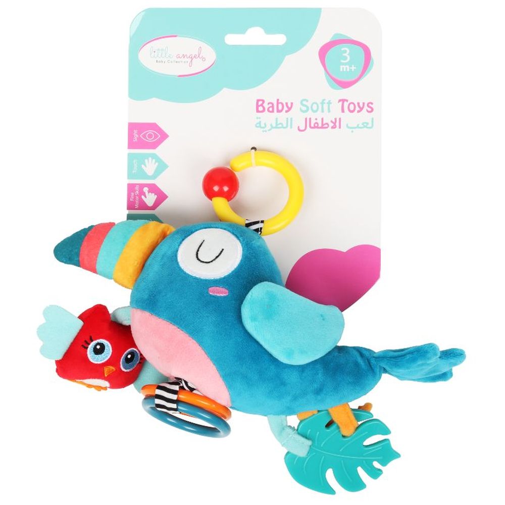 Little Angel Baby Stroller Plush Hanging Mobile Rattle Toy - Bird
