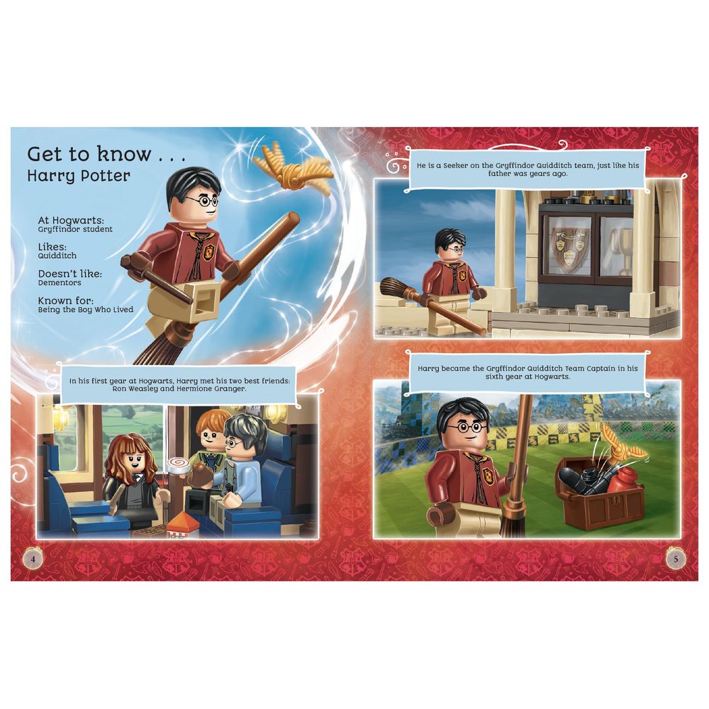 ليغو - كتاب هاري بوتر السنوي الرسمي لعام 2025 مع شخصية - 15 قطعة