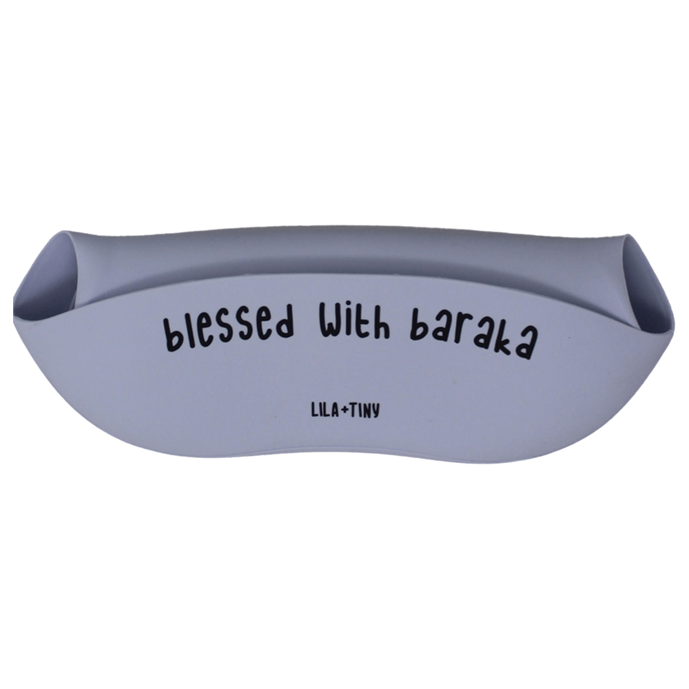 Lila And Tiny - Silicone Baby Bib - Baraka - Lilac