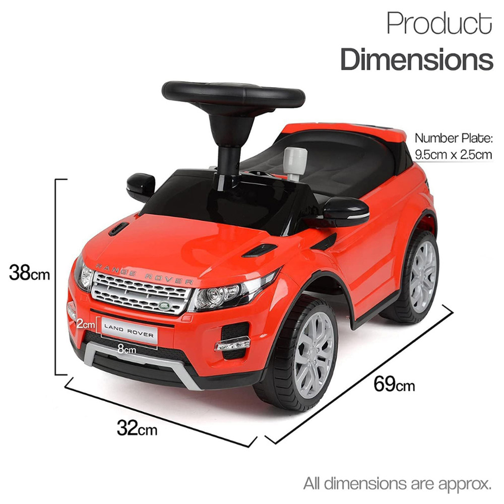 Lovely Baby - Range Rover Evoque Push Car - Red
