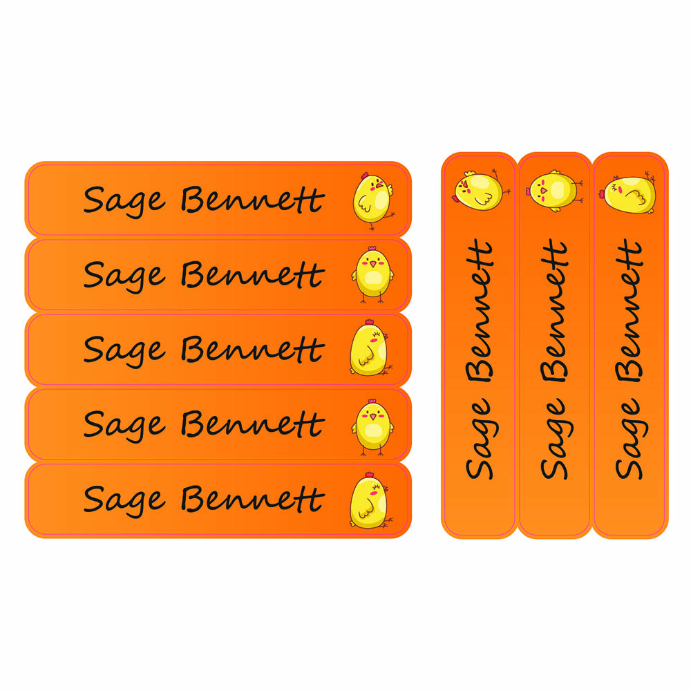 ليدي بوغ ليبلز - ملصقات كبيرة مقاومة للماء مخصصة - دجاجة راقصة - 30 قطعة