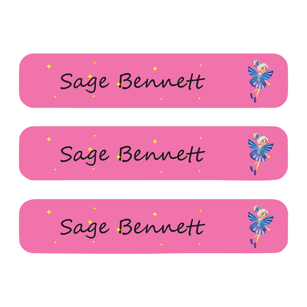 Ladybug Labels - Personalized Waterproof Labels - Little Fairy - 111pcs