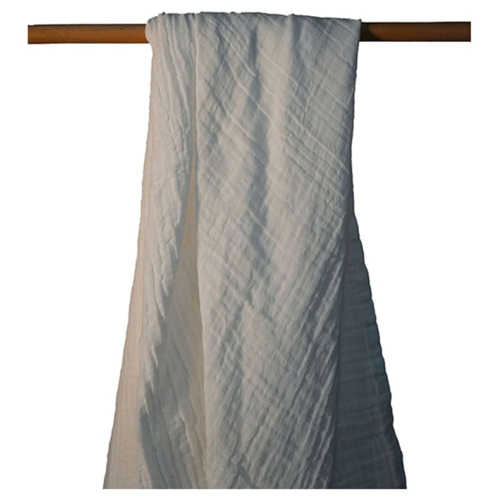 Little Moon - Organic Cotton Swaddle - White