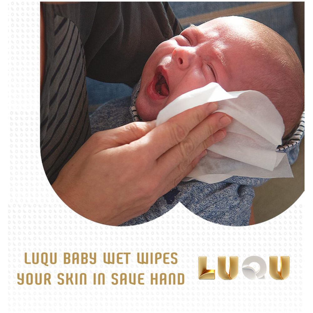 Luqu - Original Plastic Free Baby Wipes - Pack of 12 - 720 Pcs