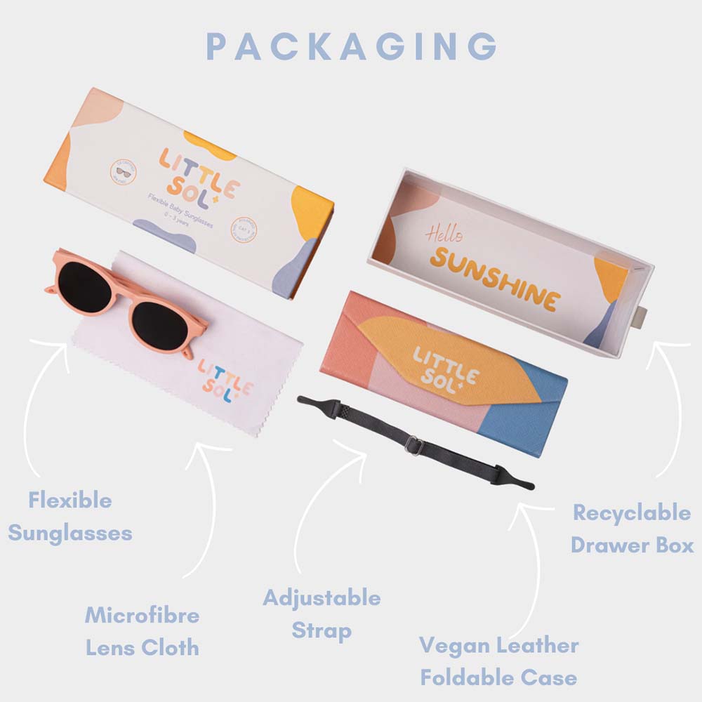 ليتل سول+ - نظارة شمسية للأطفال جيمس - أزرق