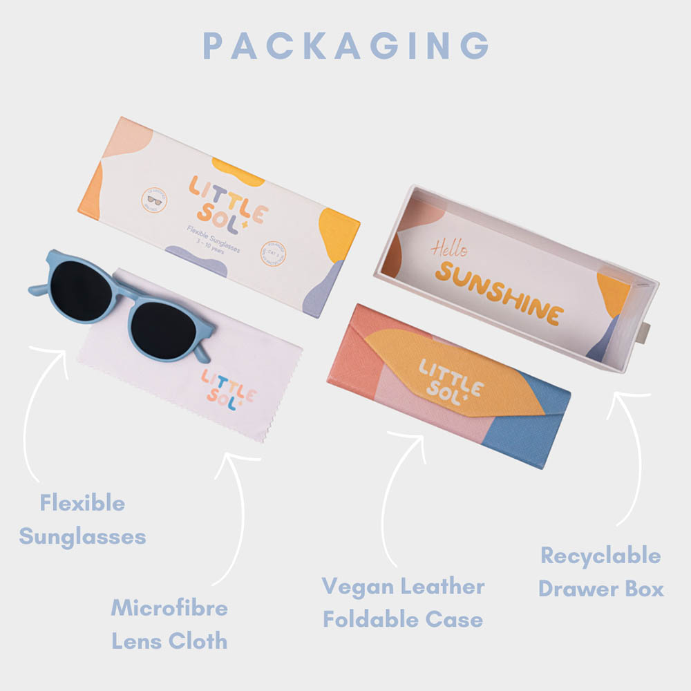 لتل سول - نظارة شمسية للأطفال سيدني - أخضر جرانيتي