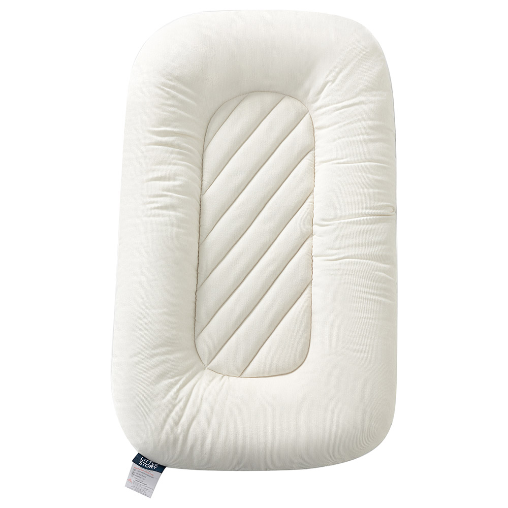Little Story Portable Lounger Sleeping Pod - White