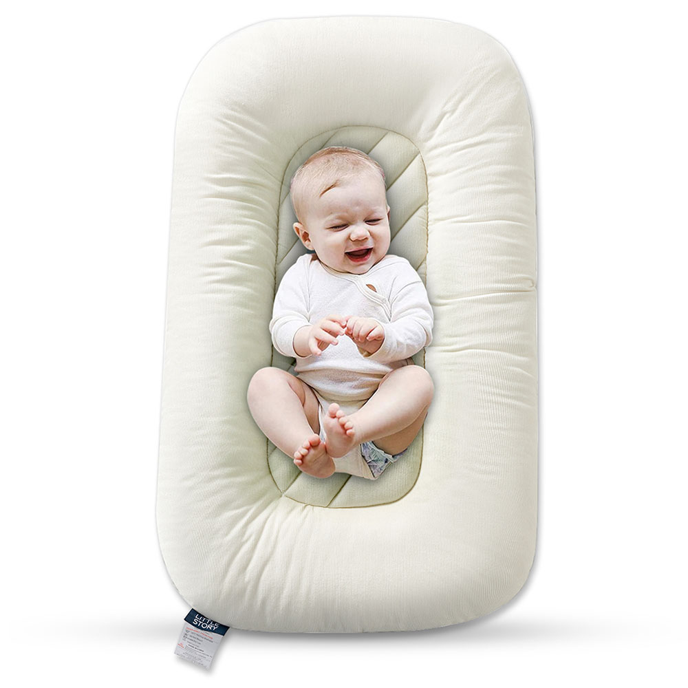 Little Story Portable Lounger Sleeping Pod - White