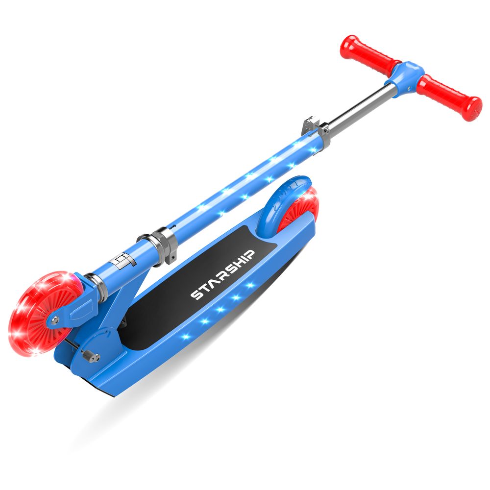 ليت - سكوتر ركل ستارشيب ثنائي العجلات - قابل للطي - أزرق بحري