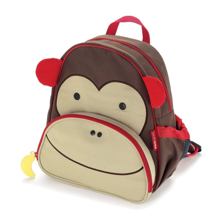 SkipHop Zoo Backpack, Monkey - 12.5-Inch/32cm