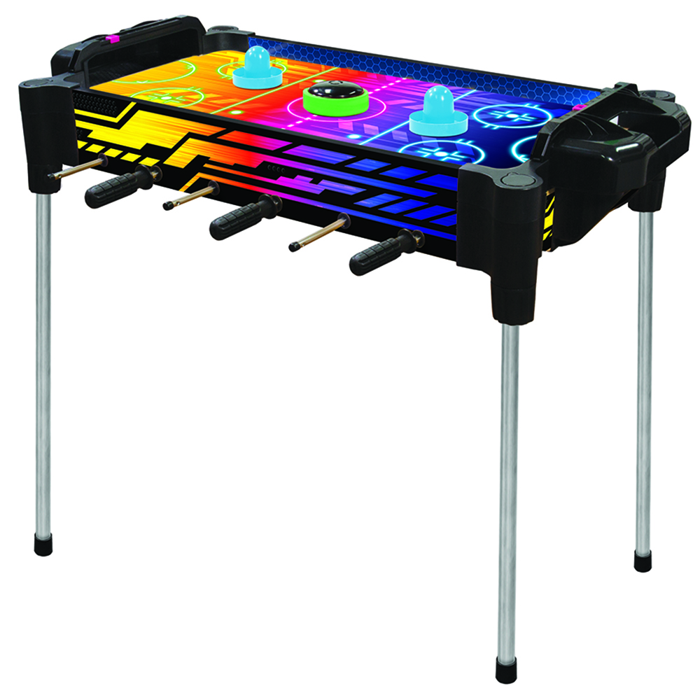 Merchant Ambassador - 2-In-1 Reversible Football & Hover Puck Air Hockey Table - 27-Inch