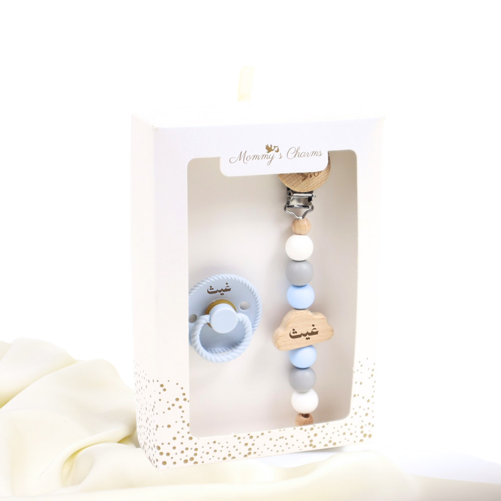 ماميز تشارمز - لهاية فريغ مع مشبك كلاودي دريمز - أزرق - عدد 2